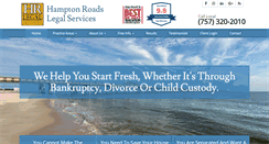 Desktop Screenshot of hamptonroadslegal.com