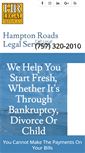 Mobile Screenshot of hamptonroadslegal.com
